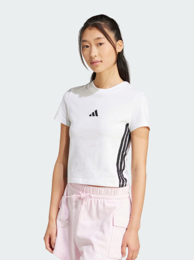 Футболка Adidas W 3S SJ BABY T - 172784, фото 1 - інтернет-магазин MEGASPORT