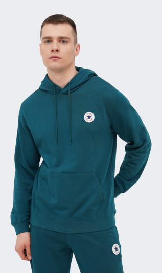 Кофта Converse STANDARD FIT CORE CHUCK PATCH HOODIE FT - 171879, фото 1 - интернет-магазин MEGASPORT