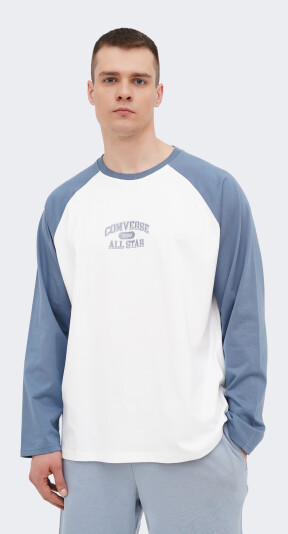 Футболка Converse RETRO CHUCK CORE RAGLAN LS TEE - 171881, фото 1 - інтернет-магазин MEGASPORT