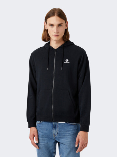 Кофта Converse GO-TO EMBROIDERED STAR CHEVRON ZIP HOODIE - 154776, фото 1 - інтернет-магазин MEGASPORT