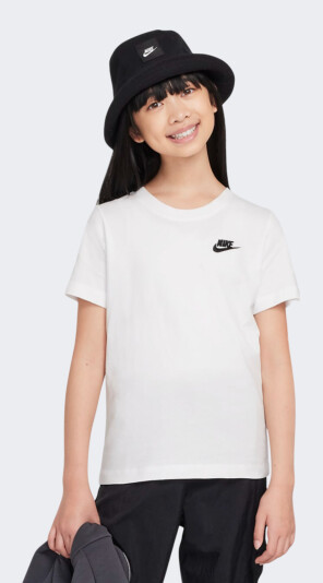 Футболка Nike детская K NSW TEE EMB FUTURA LBR - 172892, фото 1 - интернет-магазин MEGASPORT