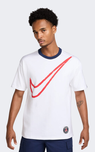 Футболка Nike PSG M NK OVSZ SWOOSH TEE - 172901, фото 1 - інтернет-магазин MEGASPORT