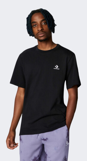 Футболка Converse STANDARD FIT LEFT CHEST STAR CHEV EMB TEE - 154783, фото 1 - інтернет-магазин MEGASPORT