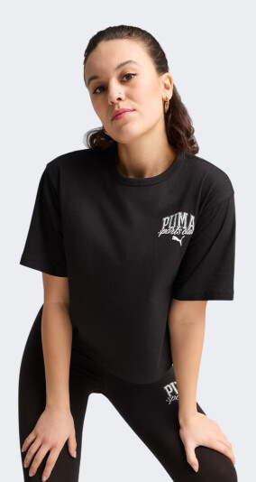 Футболка Puma CLASS Relaxed Crop Tee - 172965, фото 1 - интернет-магазин MEGASPORT