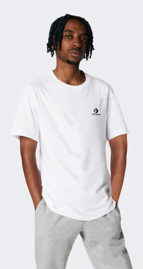 Футболка Converse STANDARD FIT LEFT CHEST STAR CHEV EMB TEE - 151160, фото 1 - інтернет-магазин MEGASPORT
