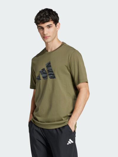Футболка Adidas M C CAMO LOGO T - 173082, фото 1 - інтернет-магазин MEGASPORT