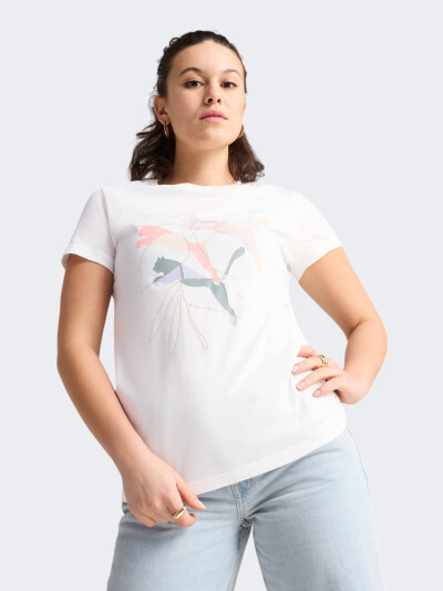 Футболка Puma GRAPHICS Branded Leaf Tee - 173123, фото 1 - інтернет-магазин MEGASPORT