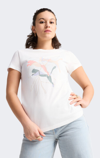 Футболка Puma GRAPHICS Branded Leaf Tee - 173123, фото 1 - інтернет-магазин MEGASPORT