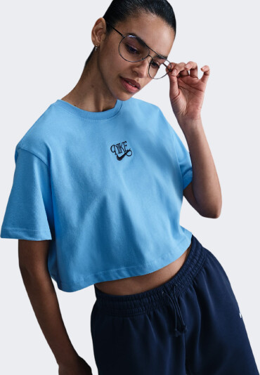 Футболка Nike W NSW SS CROP TEE IWD - 173209, фото 1 - интернет-магазин MEGASPORT