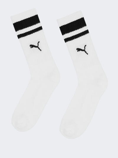 Шкарпетки Puma CREW HERITAGE STRIPE 2P - 140034, фото 1 - інтернет-магазин MEGASPORT