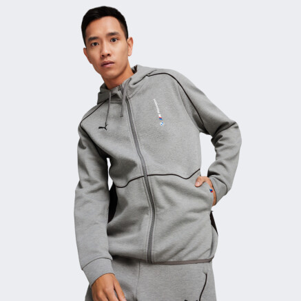 Кофта Puma BMW MMS Hooded Sweat Jacket - 162714, фото 1 - интернет-магазин MEGASPORT