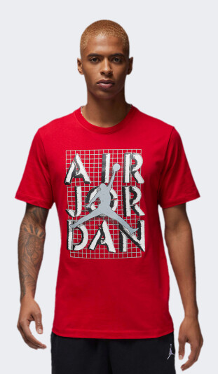 Футболка Jordan M J BRAND JM STACK SS CREW - 164208, фото 1 - интернет-магазин MEGASPORT