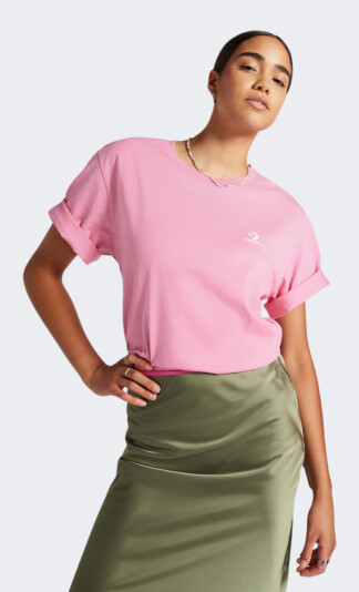 Футболка Converse STANDARD FIT LEFT CHEST STAR CHEV EMB TEE - 164317, фото 1 - інтернет-магазин MEGASPORT