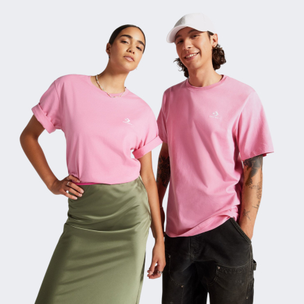 Футболка Converse STANDARD FIT LEFT CHEST STAR CHEV EMB TEE - 164317, фото 3 - интернет-магазин MEGASPORT