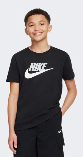 Футболка Nike детская K NSW TEE FUTURA HBR - 167983, фото 1 - интернет-магазин MEGASPORT