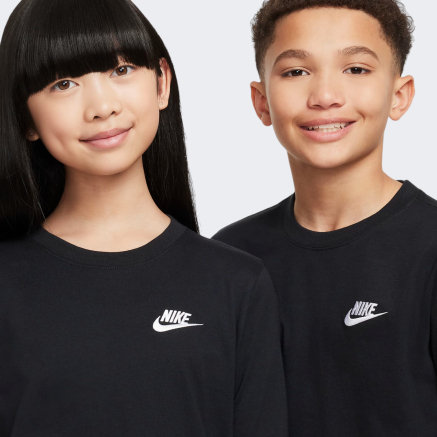 Лонгслив Nike детская K NSW LS TEE EMB FUTURA LBR - 168727, фото 5 - интернет-магазин MEGASPORT
