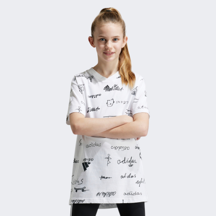 Футболка Adidas детская J BLUV T - 167765, фото 1 - интернет-магазин MEGASPORT