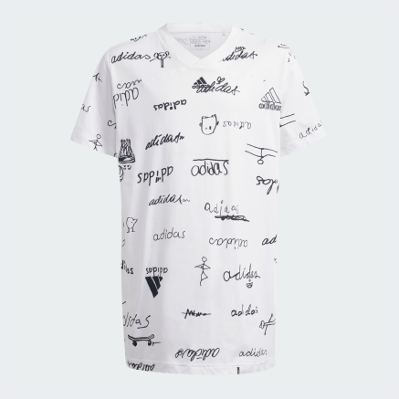 Футболка Adidas детская J BLUV T - 167765, фото 7 - интернет-магазин MEGASPORT