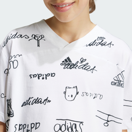 Футболка Adidas детская J BLUV T - 167765, фото 5 - интернет-магазин MEGASPORT