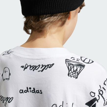 Футболка Adidas детская J BLUV T - 167765, фото 6 - интернет-магазин MEGASPORT