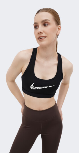 Топ Nike W NK SWSH LS HBR BRA - 164206, фото 1 - интернет-магазин MEGASPORT