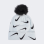 Шапка Nike детская K NK PEAK BEANIE SC POM F24, фото 1 - интернет магазин MEGASPORT