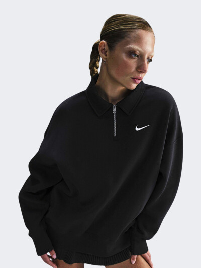 Кофта Nike W NSW PHNX FLC OS QZ POLO - 169667, фото 1 - інтернет-магазин MEGASPORT