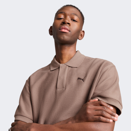 Поло Puma PREMIUM ESS Relaxed Jacquard Polo - 173307, фото 4 - интернет-магазин MEGASPORT