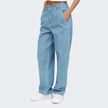 Спортивные штаны Converse WOVEN DENIM BARREL PANT - 172603, фото 1 - интернет-магазин MEGASPORT