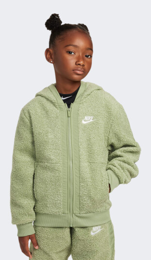 Кофта Nike детская K NSW CLUB FLC FZ WINTERIZED - 169790, фото 1 - интернет-магазин MEGASPORT
