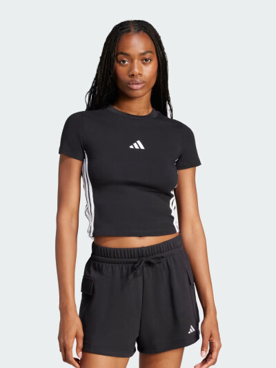 Футболка Adidas W 3S SJ BABY T - 173396, фото 1 - інтернет-магазин MEGASPORT