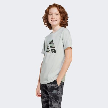 Футболка Adidas детская J CAMO LOGO TEE - 173421, фото 1 - интернет-магазин MEGASPORT