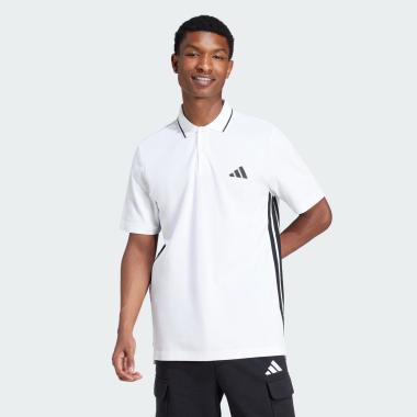 Поло Adidas M 3S PQ PS - 173418, фото 1 - інтернет-магазин MEGASPORT