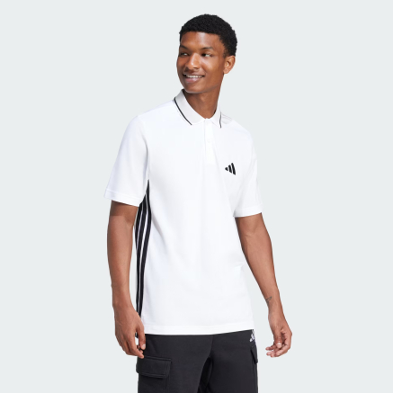 Поло Adidas M 3S PQ PS - 173418, фото 3 - интернет-магазин MEGASPORT