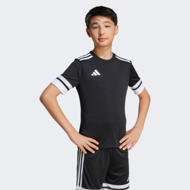 Футболка Adidas детская SQUA25 JSY Y - 173423, фото 1 - интернет-магазин MEGASPORT