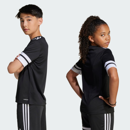 Футболка Adidas детская SQUA25 JSY Y - 173423, фото 2 - интернет-магазин MEGASPORT