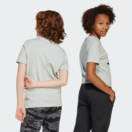 Футболка Adidas детская J CAMO LOGO TEE - 173421, фото 2 - интернет-магазин MEGASPORT