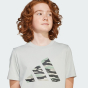 Футболка Adidas детская J CAMO LOGO TEE, фото 5 - интернет магазин MEGASPORT
