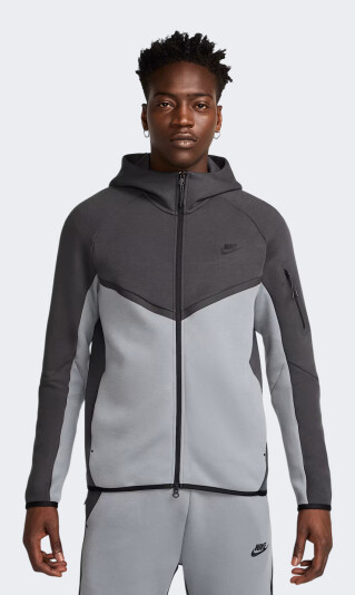 Кофта Nike M NK TCH FLC FZ WR HOODIE - 173471, фото 1 - интернет-магазин MEGASPORT