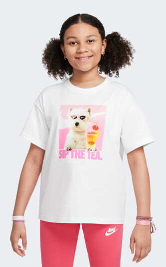 Футболка Nike дитяча G NSW PHOTO TEE - 173468, фото 1 - інтернет-магазин MEGASPORT