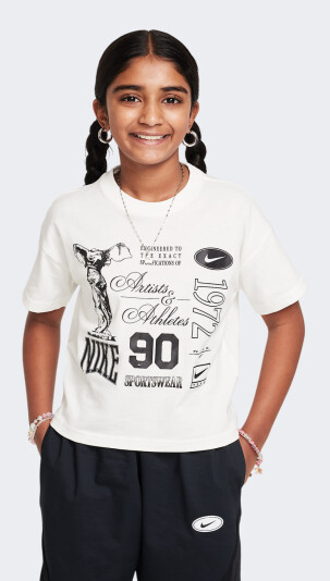 Футболка Nike дитяча G NSW TEE DANCE - 173463, фото 1 - інтернет-магазин MEGASPORT