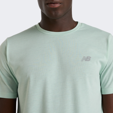 Футболка New Balance Tee Heathertech - 173501, фото 4 - інтернет-магазин MEGASPORT