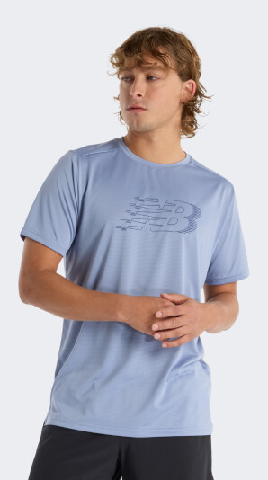 Футболка New Balance Sport Essentials Printed Run T-Shirt - 173505, фото 1 - интернет-магазин MEGASPORT