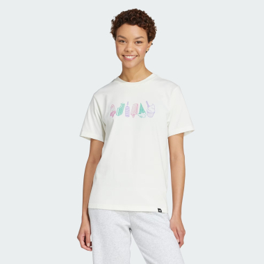 Футболка Adidas W L FOOD TEE - 173571, фото 1 - интернет-магазин MEGASPORT