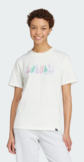 Футболка Adidas W L FOOD TEE - 173571, фото 1 - интернет-магазин MEGASPORT