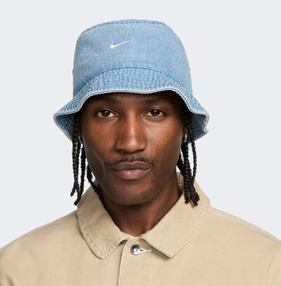 Кепка и Панама Nike U NK APEX BUCKET SQ DENIM 24 L - 173599, фото 1 - интернет-магазин MEGASPORT