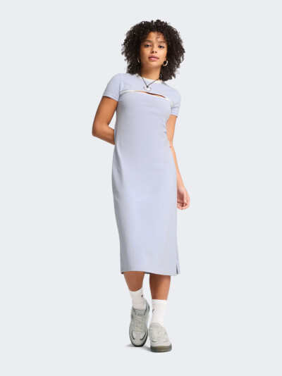 Плаття Puma WARDROBE ESS Midi Cut-Out Dress - 173726, фото 1 - інтернет-магазин MEGASPORT