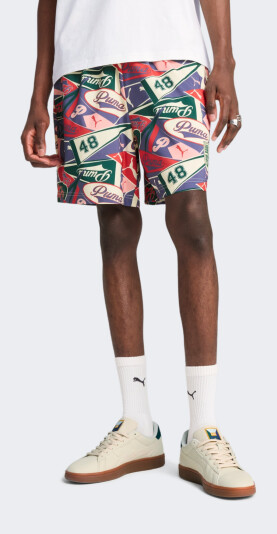 Шорты Puma SPORTS LEGACY AOP Relaxed Shorts 6’’ WV - 173725, фото 1 - интернет-магазин MEGASPORT
