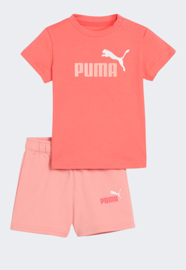 Спортивний костюм Puma дитячий MINICATS ESS Tee and Shorts Set INF - 173740, фото 1 - інтернет-магазин MEGASPORT