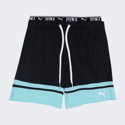 Шорты Puma SWIM MEN COLOUR BLOCK MID SHORTS 1P - 173743, фото 1 - интернет-магазин MEGASPORT